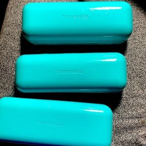 3 Tiffany co sunglasses cases